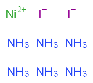 nickel(2+) ion hexaamine diiodide_分子结构_CAS_13859-68-2