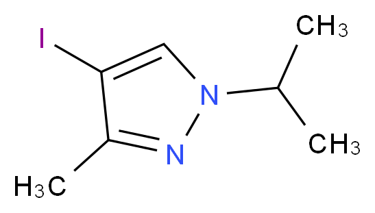 4-Iodo-1-isopropyl-3-methyl-1H-pyrazole_分子结构_CAS_1215295-86-5)