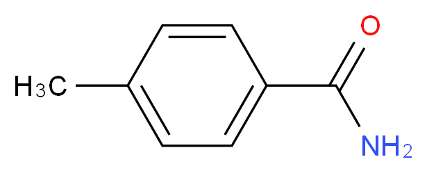 对甲基苯甲酰胺_分子结构_CAS_619-55-6)