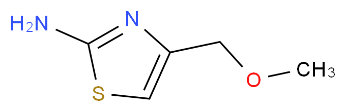 4-(methoxymethyl)-1,3-thiazol-2-amine_分子结构_CAS_)