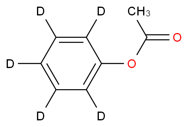 (<sup>2</sup>H<sub>5</sub>)phenyl acetate_分子结构_CAS_22705-26-6