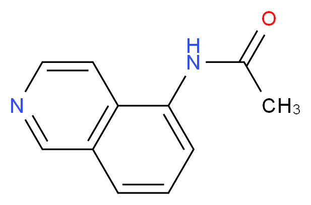 N-(Isoquinolin-5-yl)acetamide_分子结构_CAS_27461-33-2)