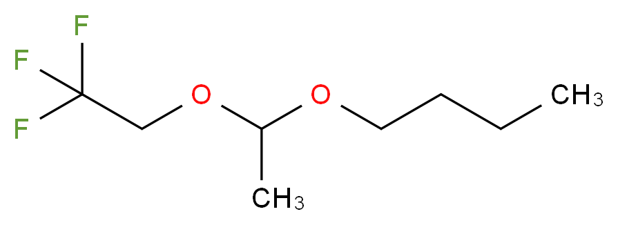 2-(1-butoxyethoxy)-1,1,1-trifluoroethane_分子结构_CAS_2925-42-0