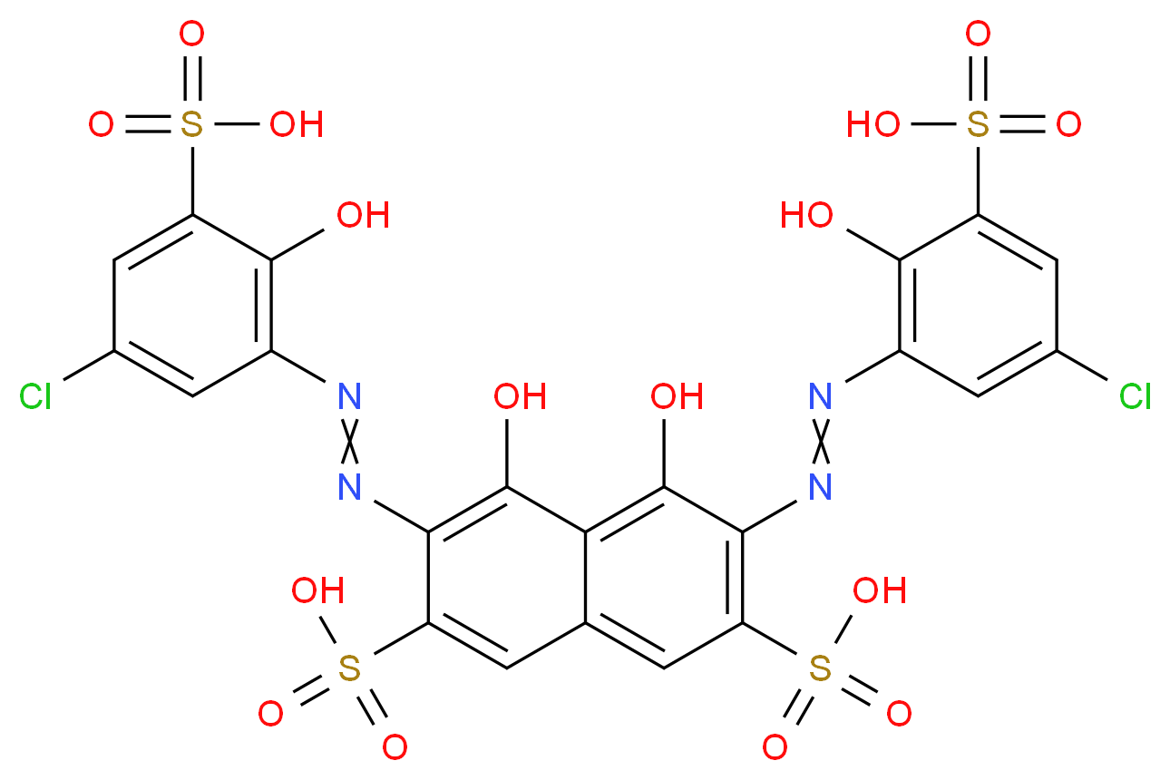 SULFOCHLOROPHENOL S SODIUM SALT_分子结构_CAS_108321-09-1)