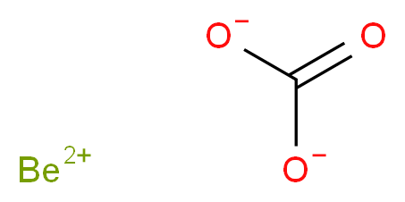 beryllium(2+) ion carbonate_分子结构_CAS_13106-47-3