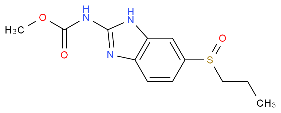 Albendazole Sulfoxide_分子结构_CAS_54029-12-8)