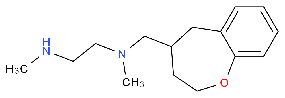 N,N'-dimethyl-N-(2,3,4,5-tetrahydro-1-benzoxepin-4-ylmethyl)ethane-1,2-diamine_分子结构_CAS_)