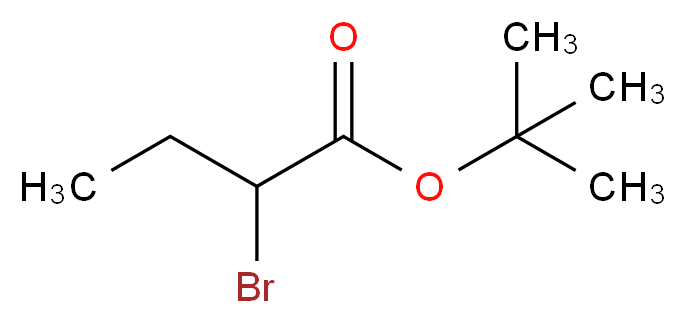 tert-butyl 2-bromobutanoate_分子结构_CAS_24457-21-4