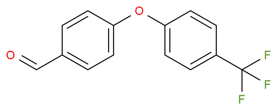 4-[4-(trifluoromethyl)phenoxy]benzaldehyde_分子结构_CAS_90035-20-4