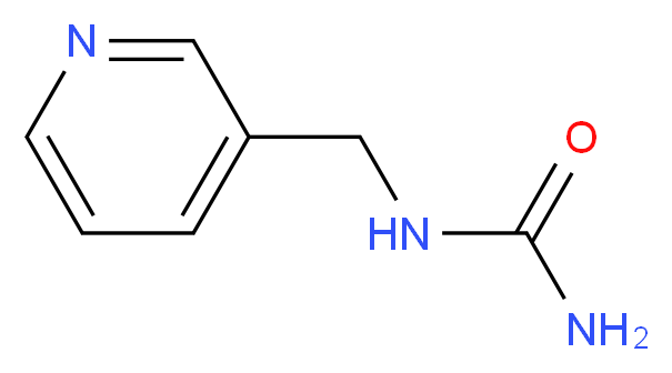 1-[(Pyridin-3-yl)methyl]urea_分子结构_CAS_36226-32-1)