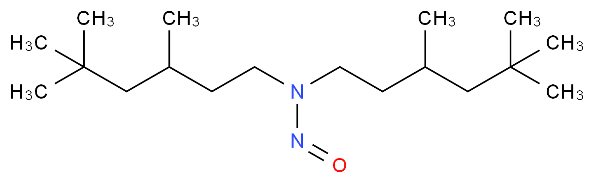 nitrosobis(3,5,5-trimethylhexyl)amine_分子结构_CAS_1207995-62-7