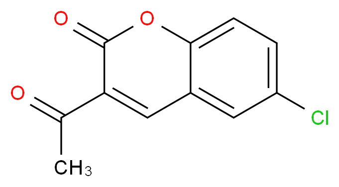 3-Acetyl-6-chlorocoumarin_分子结构_CAS_53653-66-0)