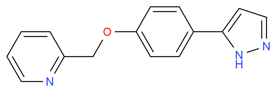 2-{[4-(1H-pyrazol-5-yl)phenoxy]methyl}pyridine_分子结构_CAS_502654-20-8