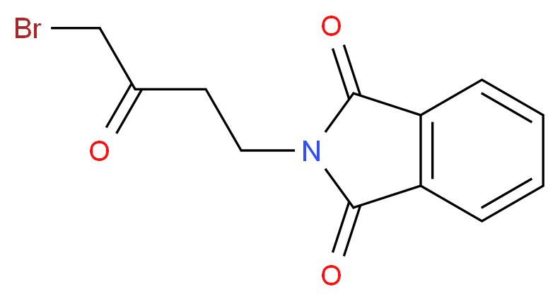 N-(4-Bromo-3-oxobutyl)phthalimide_分子结构_CAS_)