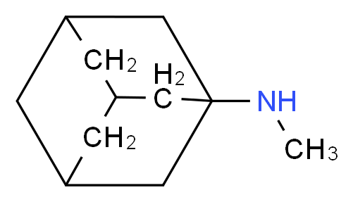 N-methyladamantan-1-amine_分子结构_CAS_3717-38-2