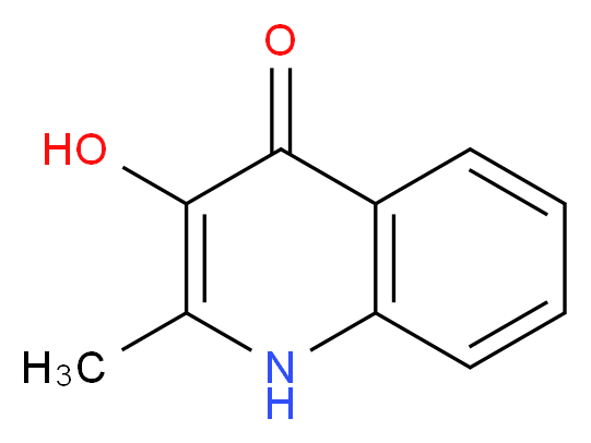 3-Hydroxy-2-methylquinolin-4(1H)-one_分子结构_CAS_34497-54-6)