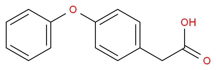 2-(4-phenoxyphenyl)acetic acid_分子结构_CAS_6328-74-1