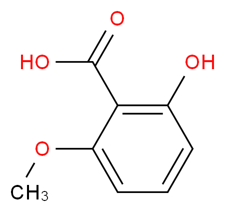 2-Hydroxy-6-methoxybenzoic acid_分子结构_CAS_3147-64-6)