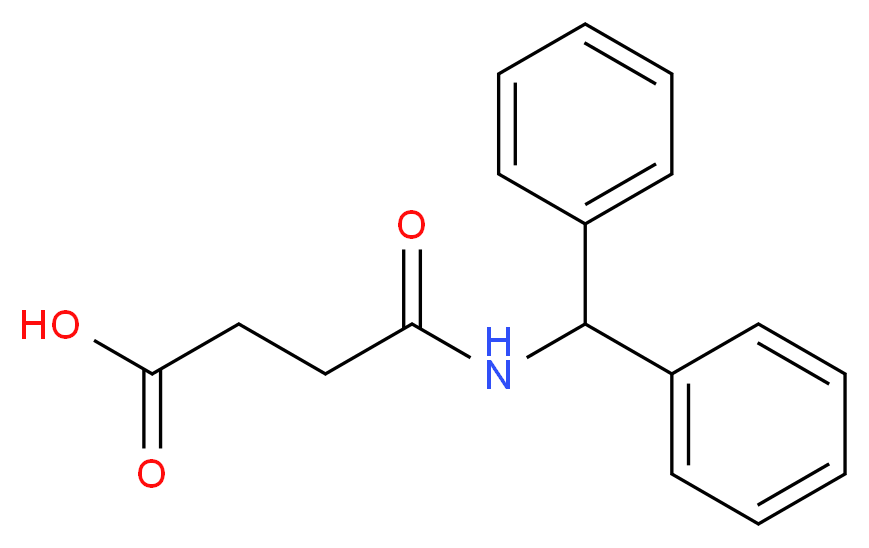 N-Benzhydrylsuccinamic acid_分子结构_CAS_6622-07-7)