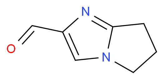6,7-Dihydro-5H-pyrrolo[1,2-a]imidazole-2-carboxaldehyde_分子结构_CAS_623564-38-5)