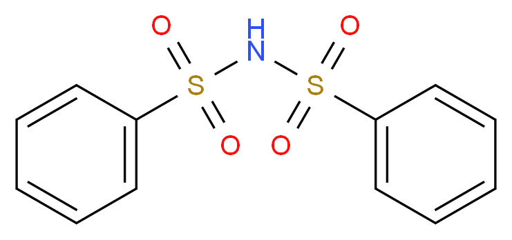 N-(benzenesulfonyl)benzenesulfonamide_分子结构_CAS_2618-96-4