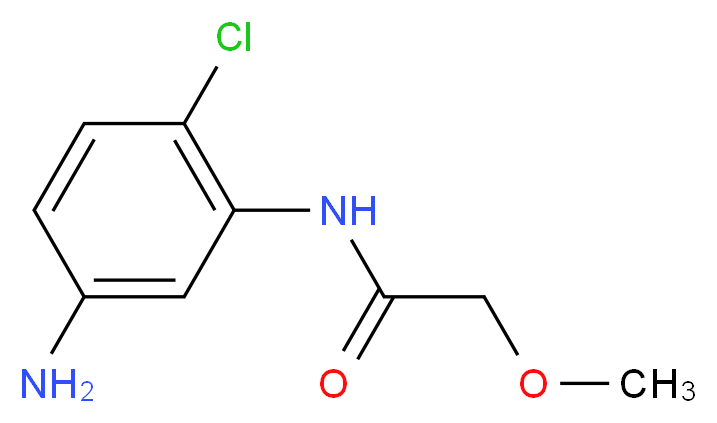 N-(5-Amino-2-chlorophenyl)-2-methoxyacetamide_分子结构_CAS_)