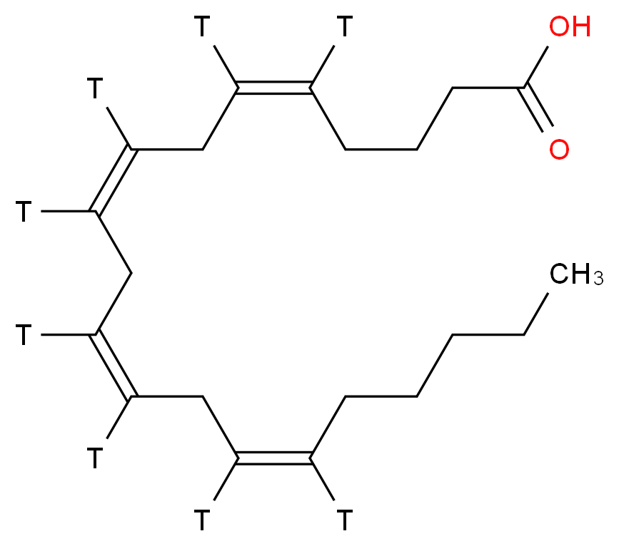 Arachidonic acid-5,6,8,9,11,12,14,15-3H(N)_分子结构_CAS_66753-05-7)