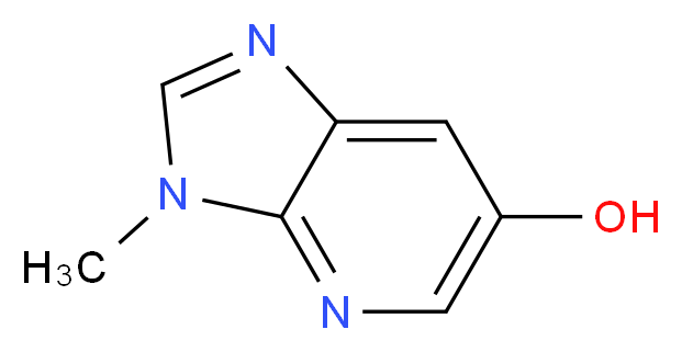 3-methyl-3H-imidazo[4,5-b]pyridin-6-ol_分子结构_CAS_1171920-70-9