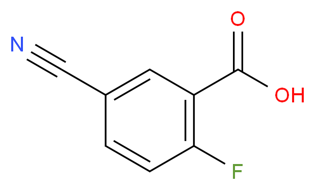 5-Cyano-2-fluorobenzoic acid_分子结构_CAS_146328-87-2)