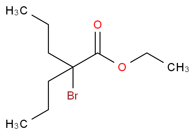 2-Bromo-2-propylpentanoic Acid Ethyl Ester_分子结构_CAS_99174-91-1)