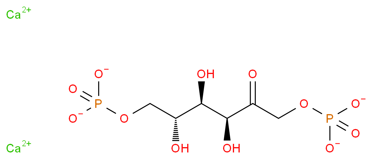 FRUCTOSE-1,6-DIPHOSPHATE, DI CA_分子结构_CAS_6055-82-9)