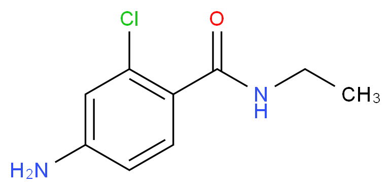 4-amino-2-chloro-N-ethylbenzamide_分子结构_CAS_739315-22-1)
