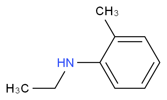 N-ethyl-2-methylaniline_分子结构_CAS_94-68-8