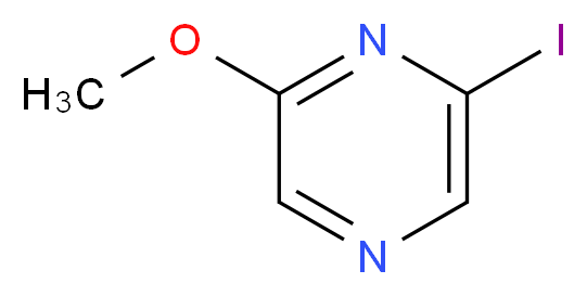 2-iodo-6-methoxypyrazine_分子结构_CAS_58139-03-0