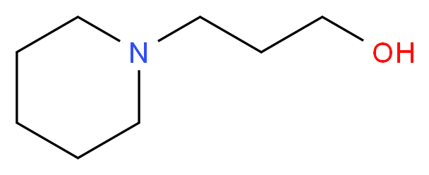 3-(piperidin-1-yl)propan-1-ol_分子结构_CAS_)