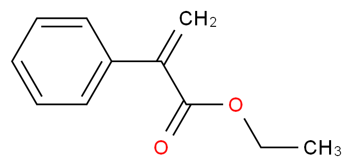 Ethyl 2-phenylacrylate_分子结构_CAS_22286-82-4)