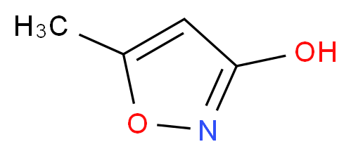 3-Hydroxy-5-methylisoxazole_分子结构_CAS_10004-44-1)