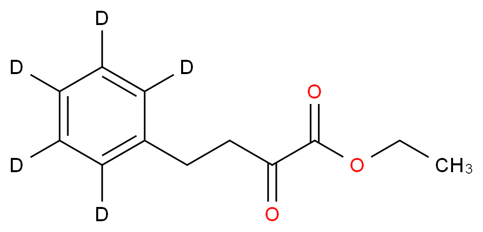 Ethyl 2-Oxo-4-phenylbutyrate-d5_分子结构_CAS_1189911-53-2)