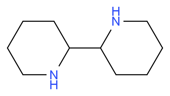 2-(piperidin-2-yl)piperidine_分子结构_CAS_531-67-9