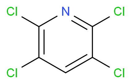 2,3,5,6-Tetrachloropyridine_分子结构_CAS_2402-79-1)