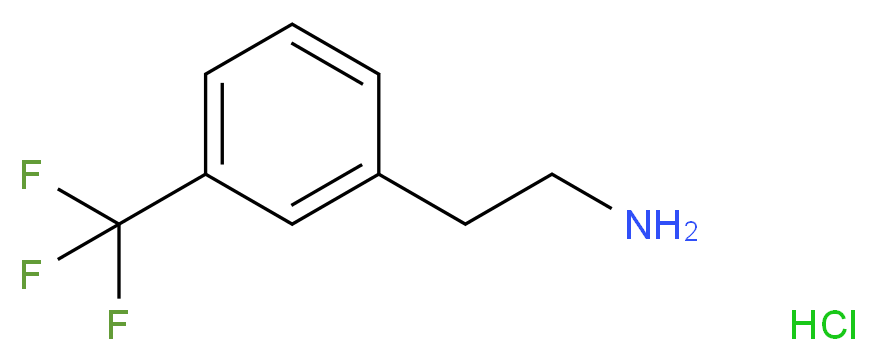 2-[3-(trifluoromethyl)phenyl]ethan-1-amine hydrochloride_分子结构_CAS_141029-17-6