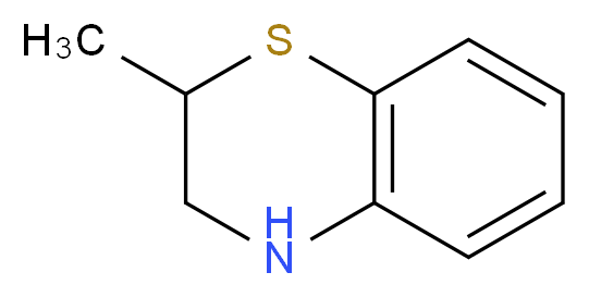 2-methyl-3,4-dihydro-2H-1,4-benzothiazine_分子结构_CAS_58960-00-2
