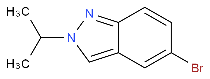 5-Bromo-2-isopropyl-2H-indazole_分子结构_CAS_1280786-61-9)