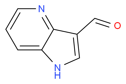 4-Azaindole-3-carboxaldehyde_分子结构_CAS_276862-85-2)