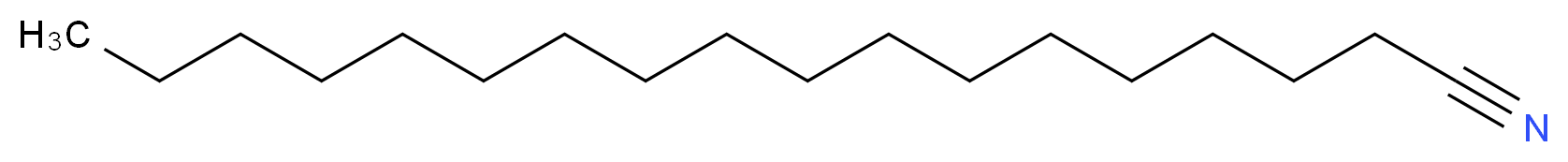 octadecanenitrile_分子结构_CAS_638-65-3