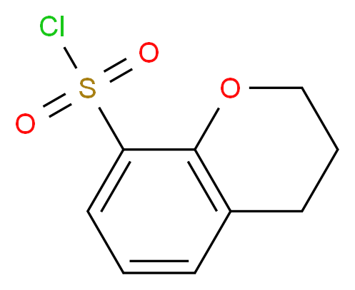 3,4-dihydro-2H-1-benzopyran-8-sulfonyl chloride_分子结构_CAS_1048970-15-5