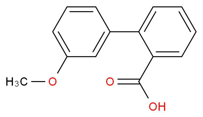 2-(3-methoxyphenyl)benzoic acid_分子结构_CAS_38087-96-6