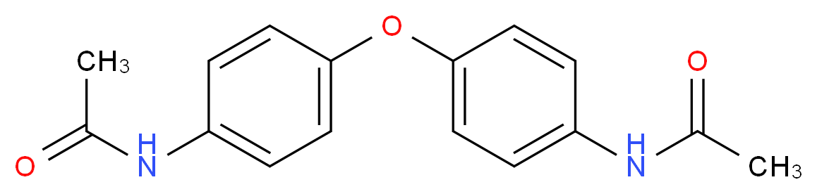 N-[4-(4-acetamidophenoxy)phenyl]acetamide_分子结构_CAS_3070-86-8