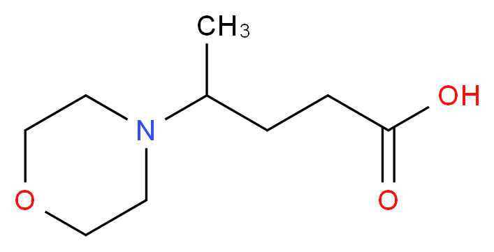 4-(4-morpholinyl)pentanoic acid_分子结构_CAS_805180-10-3)