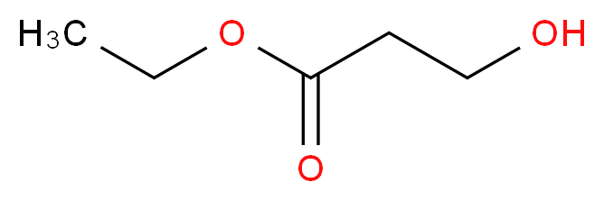 ethyl 3-hydroxypropanoate_分子结构_CAS_623-72-3